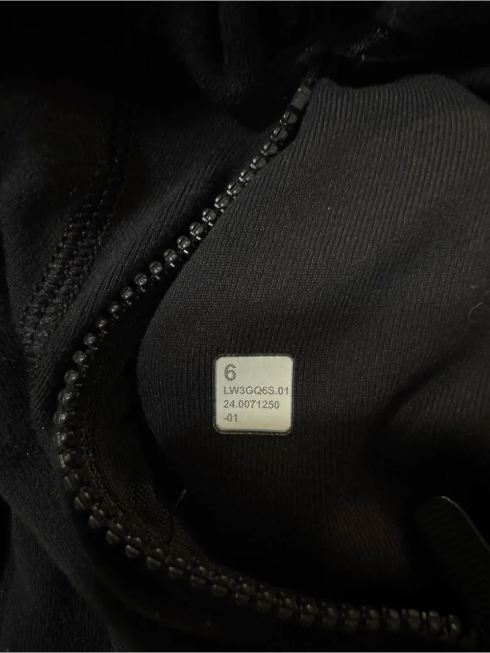 lululemon Define  Black Zip-Up